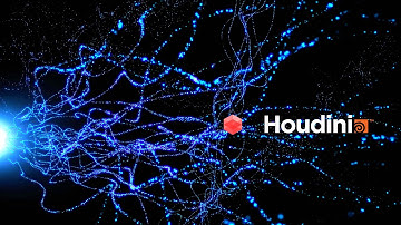 Particles Following Paths | Houdini + Redshift