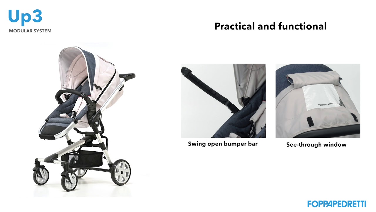 Foppapedretti: characteristics Up3 travel system 