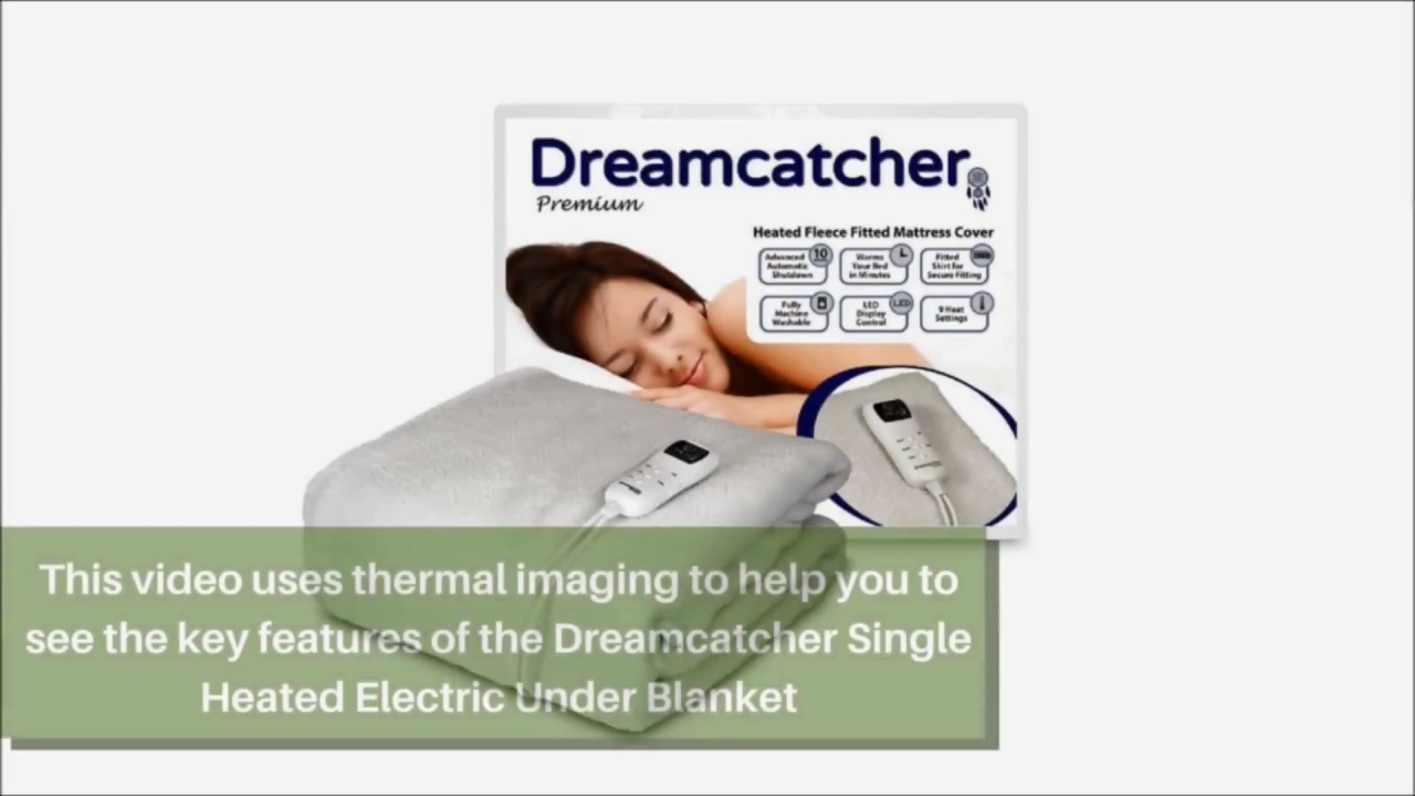 Dreamcatcher Heated Electric Underblanket Single Size Heat Zones