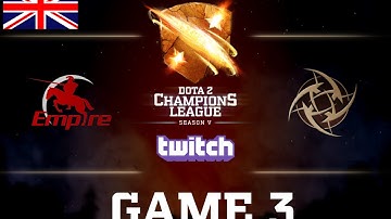 D2CL S5: Empire vs NiP [ENG] Game 3