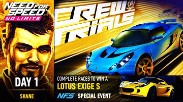 Day 1 - Lotus Exige S (Shane) | NFS No Limits