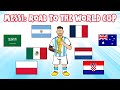 Messi road to the world cup