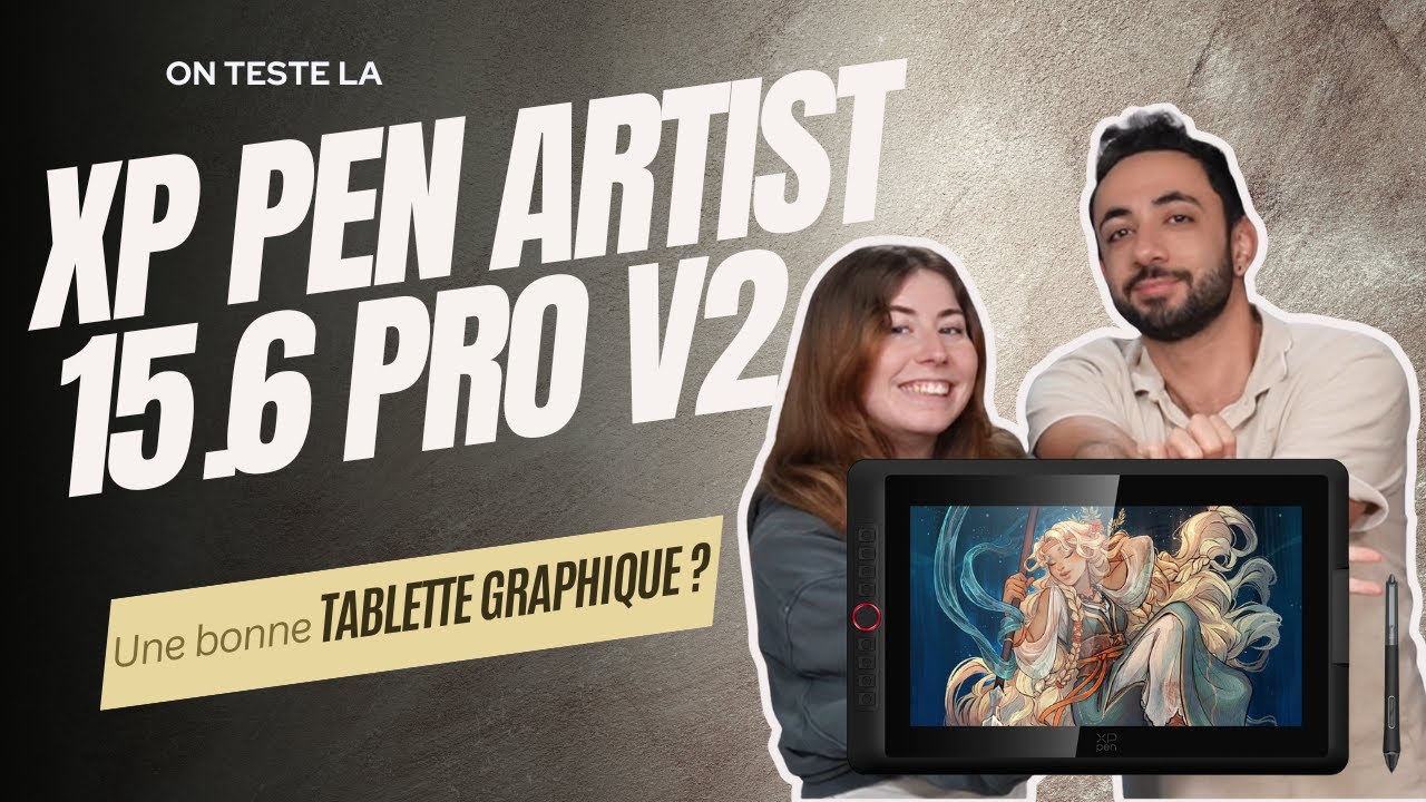 Tablette graphique XP Pen Artist 15.6 pro + Support metal - Tablettes & Liseuses