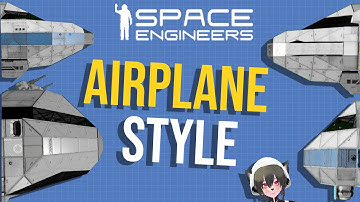 Space Engineers Ship Design Guide - 4 Airplane Nose Styles for Ships