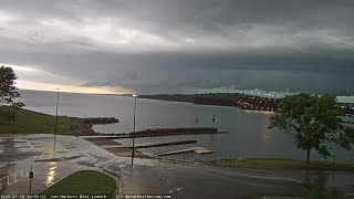 Storm Front passing Two Harbors MN 07/18/2020 (Timelapse)