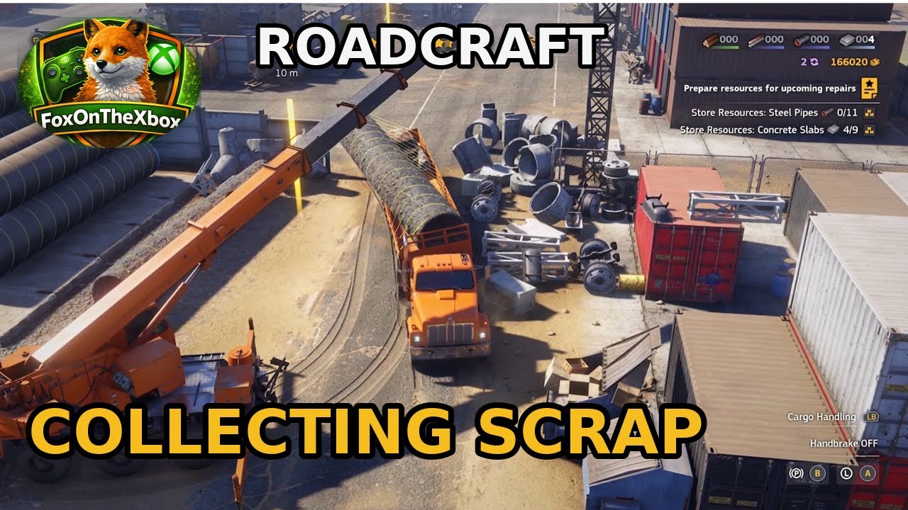 RoadCraft Sojourn – Collecting Scrap & Exploring the Area