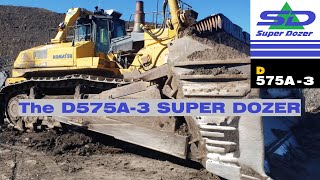The Worlds Largest Production Bulldozer - The Komatsu D575A-3