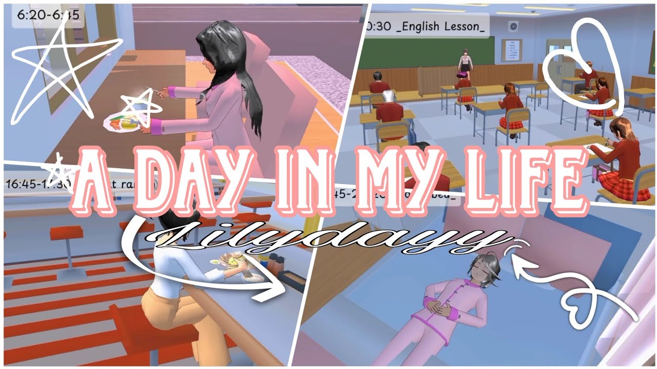 Vlog A day in my life #sakuraschoolsimulator