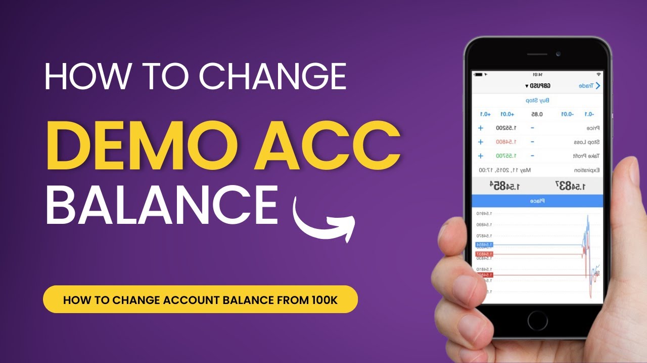 How to change demo account balance - YouTube