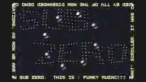 INVENTION-  SUBZERO - COMMODORE C64 DEMO