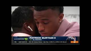 Broncos pick Patrick Surtain jr | NFL draft Information