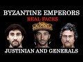 Byzantine Emperors - Justinian - Real Faces