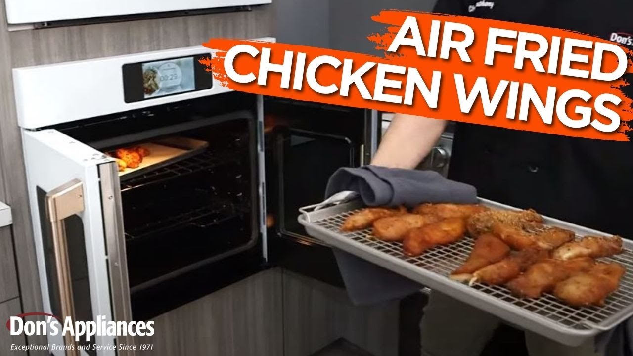 Air Fry Chicken Wings | Cooking with GE Café Oven's Air Fry Mode - YouTube