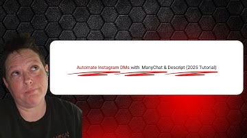 Automate Instagram DMs with ManyChat & Descript (2025 Tutorial)