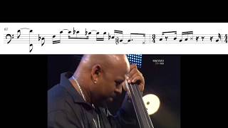 Video thumbnail of "Christian McBride's open solo on Steps (Transcription)"