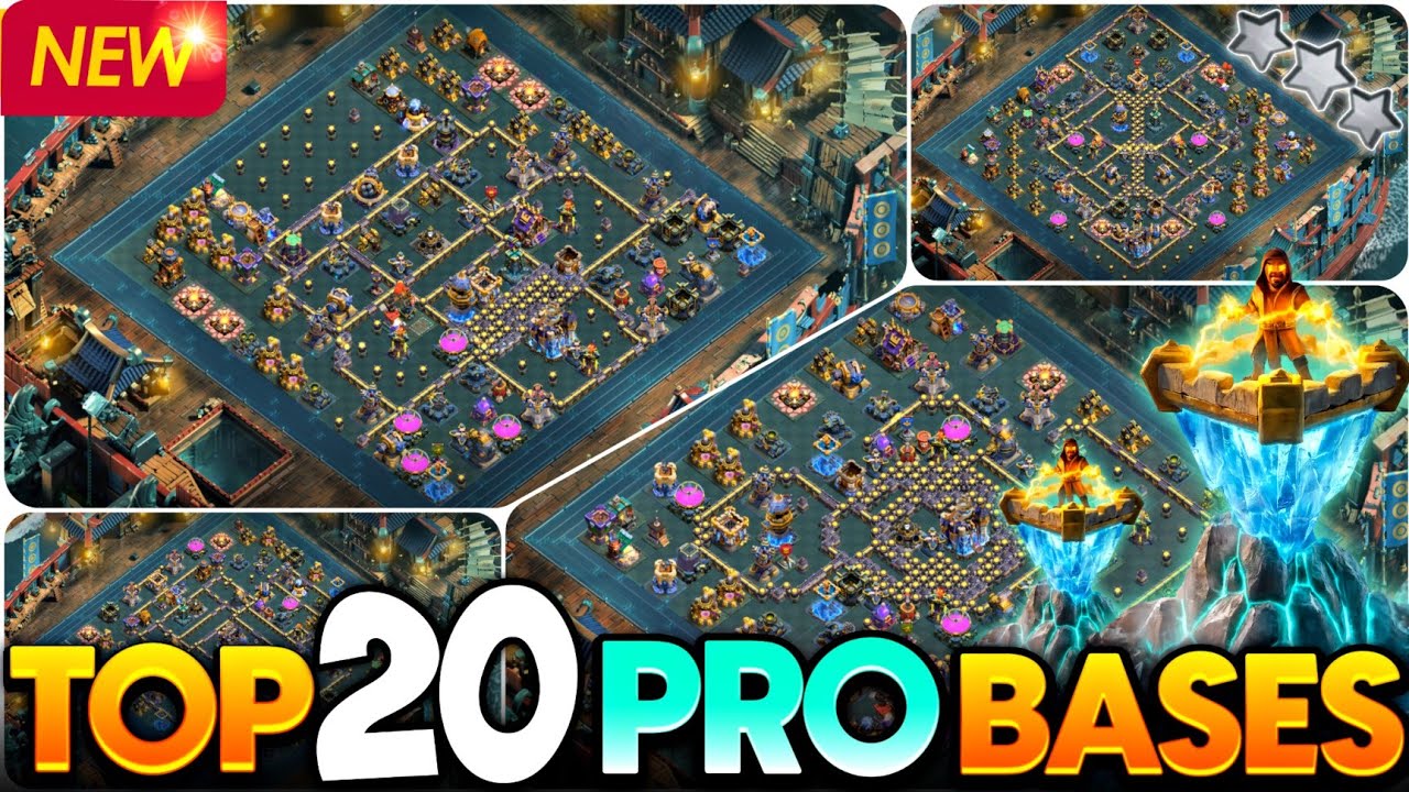 *TOP* 20 PRO BASES TH18| TH18 TROPHY PUSHING BASE LINK| TH18 NEW LEGEND ...