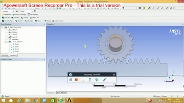 Rack and pinion analysis