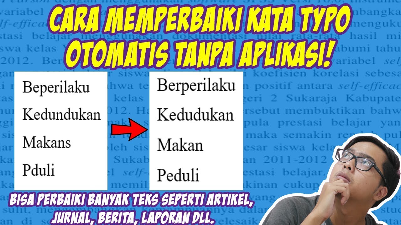 Cara Memperbaiki Typo Pada Word Otomatis! Cukup Sekali Klik Aja!