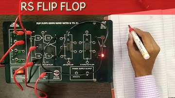 Lab #10 || rs flip flop Practical on Kit ||  Digital Lab | #Aktu_2021 flip flop