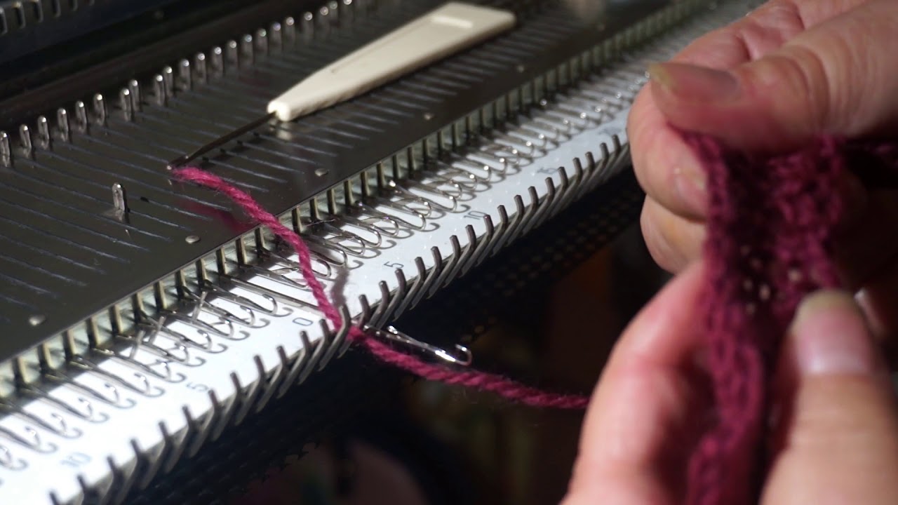 Machine Knitting Basics 3: How to Bind Off - YouTube