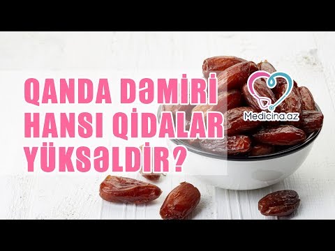 Qanda dəmiri hansı qidalar yüksəldir?