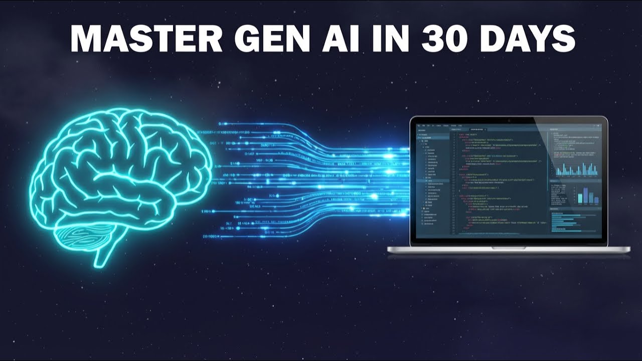 Roadmap to become Gen Ai Developer In 30 days - YouTube