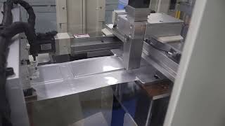 Fully automatic aluminum-plastic film shell punch machine for polymer battery shell forming