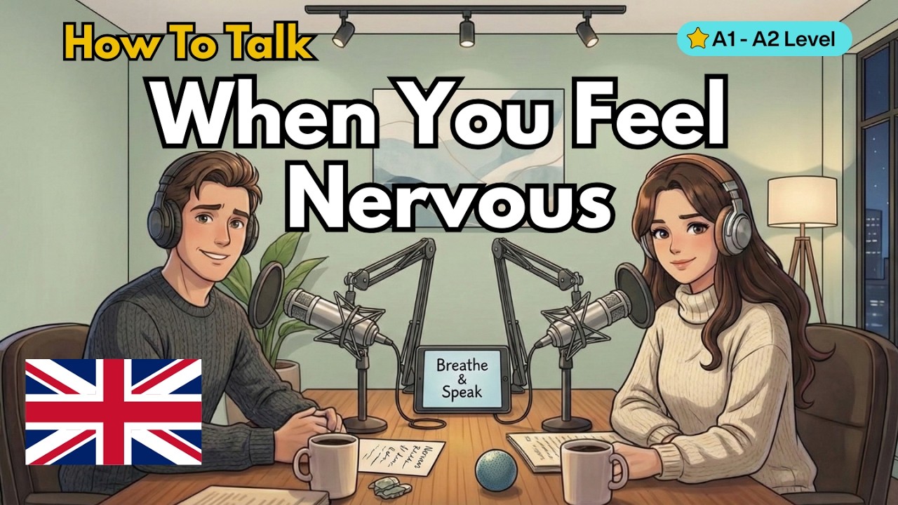 Daily English Conversation Practice | How to Talk When You Feel Nervous