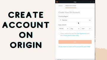 How to make account on origin | Create account on Origin