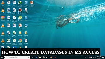 How to create database / Table in MS Access practical learning in Urdu Hindi