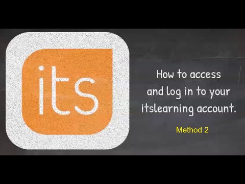 itslearning: Accessing and Logging Into itslearning Method 2