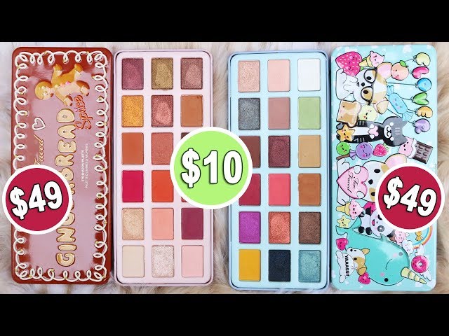 $10 Makeup DUPES | Too Faced Clover & Gingerbread Spice Palettes