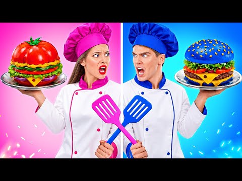 Boys VS Girls Cooking Challenge | Crazy Ideas to Cook by Multi DO Girls