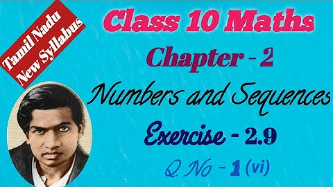 Class 10 Maths|Exercise 2.9|Q. No. 1 (vi)|Chapter 2