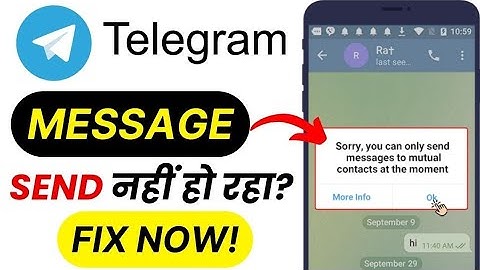 Telegram Message Restrictions:How to Fix 