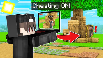 Using Security Cameras To Cheat In Hide And Seek in Minecraft...