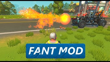 Scrap Mechanic Survival / Creative | Fant Mod 6.0 - Test Branch - NEW Flamethrower Weapon!