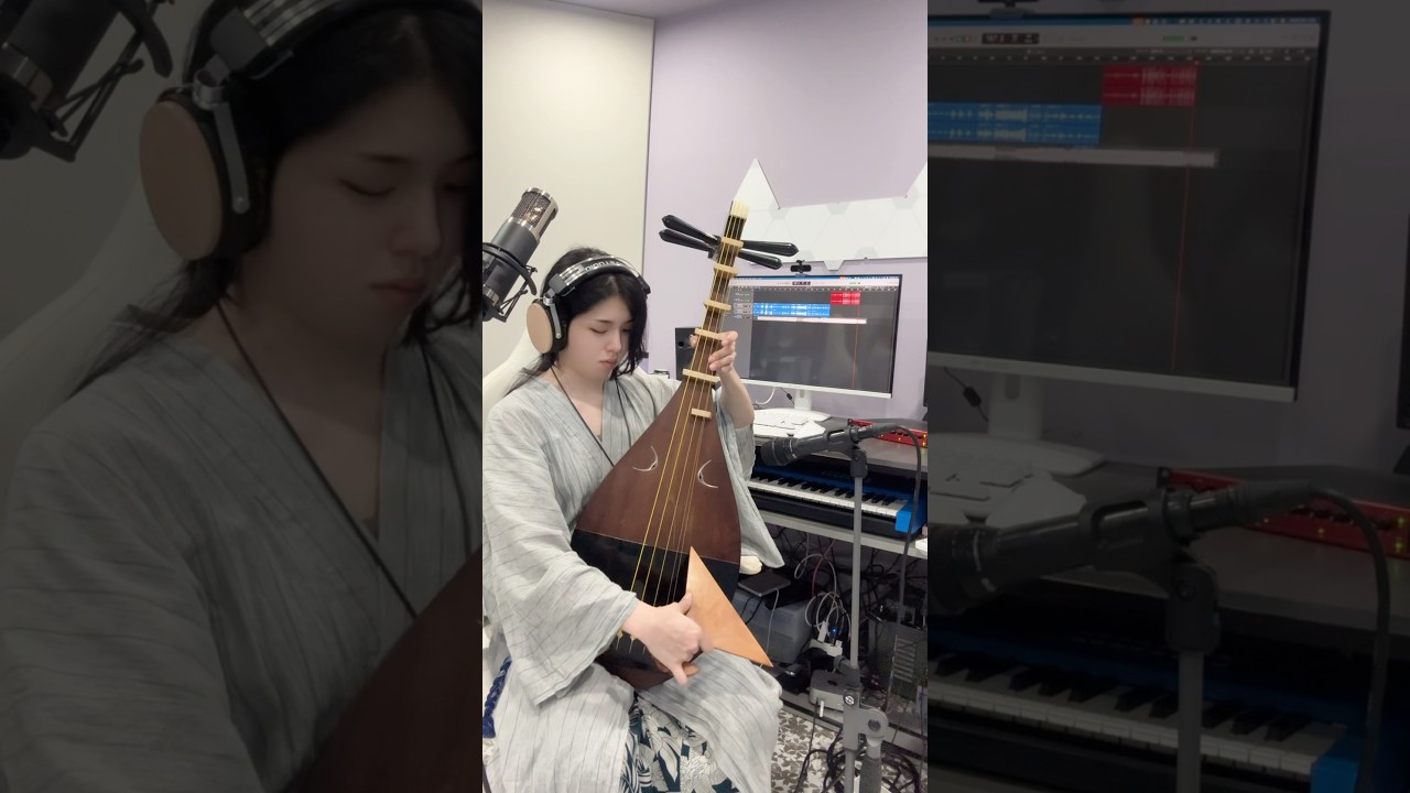 クラブミュージック×薩摩琵琶!? レコーディングの裏側🎧 - YouTube