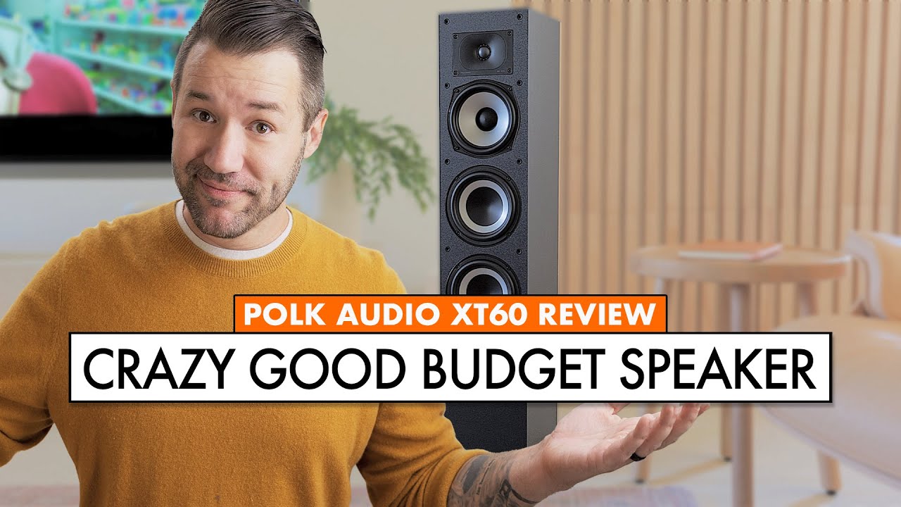 A Small TOWER SPEAKER with HiFi Sound! Polk XT60 Speaker Review - YouTube