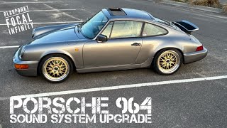 Porsche 964 Sound System Upgrade  Time to upgrade the sound system  Blaupunkt Focal Infinity