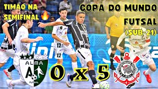 Alma Futsal 0 x 5 Corinthians - Melhores Momentos - (Sub-21) Copa Mundo do Futsal 2022