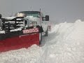 Roskam Snow Plowing 2013-14, Oceana County, Shelby Michigan, Boss Plows, Expanding backblade