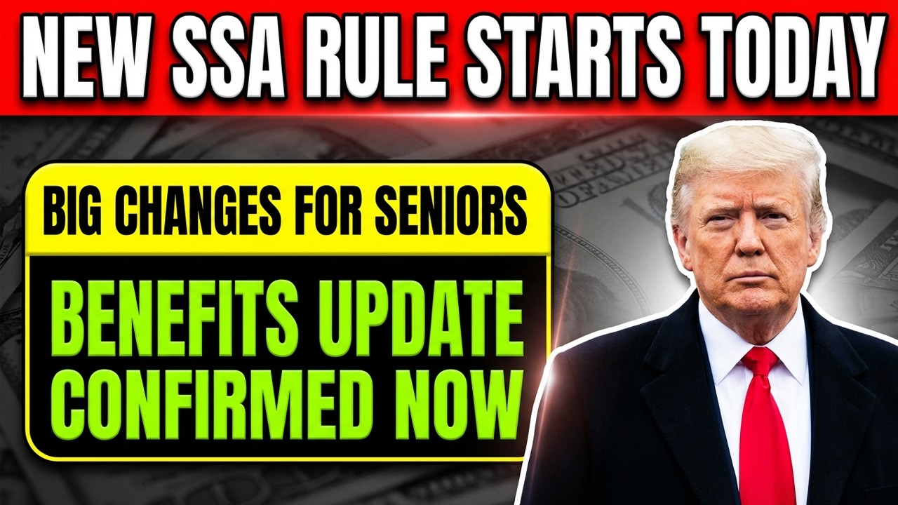 Urgent: SSA 2026 Rule Change Takes Effect Today – Big Change for Seniors & Retirees