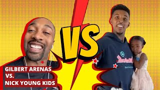 Gilbert Arenas vs. Nick Young's Kids (CRAZY!!)