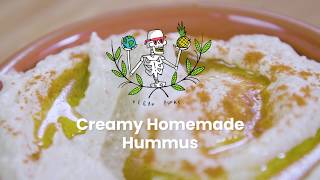 The Best Creamy, Silky Smooth Homemade Hummus in 25 minutes | Vegan Punks