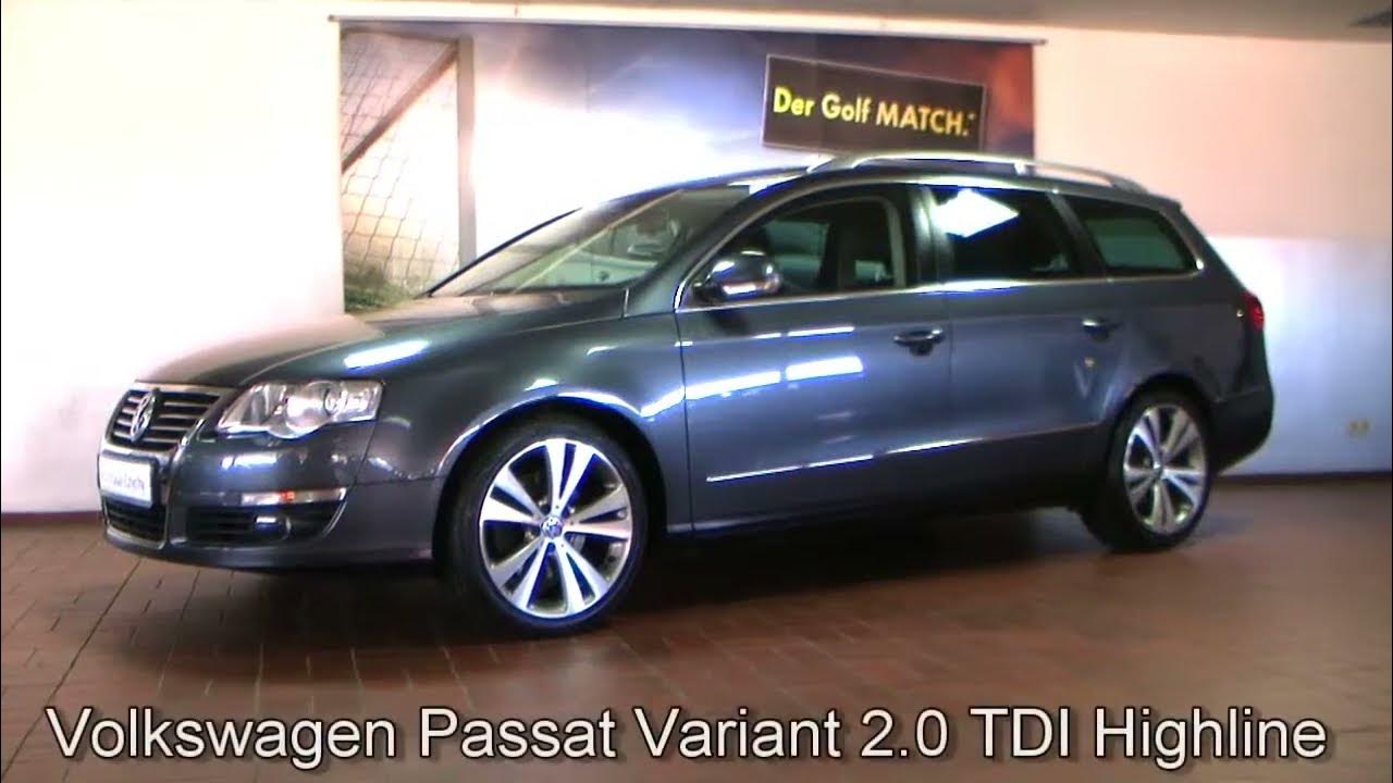 Volkswagen passat variant 2 0 tdi dsg highline islandgrau perleffekt