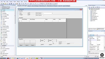 Tutorial VB.net :  Membuat Form Penjualan part13