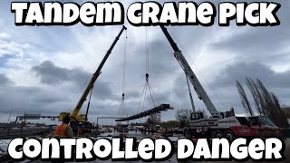 This pick is the definition of a “Critical lift” capacity/ two crane/ surface… by Fox Holler Homestead 602 views 1 year ago 14 minutes, 3 seconds