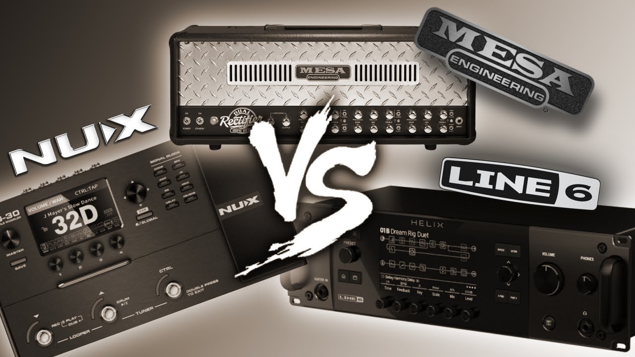 Rig on Fire MG30 Nux vs Helix Line 6 YouTube