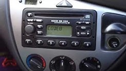 How to UNLOCK Ford Focus radio 6000CD on LOCK10 